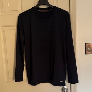 Loro Piana Midnight navy blue Long Sleeve Tee